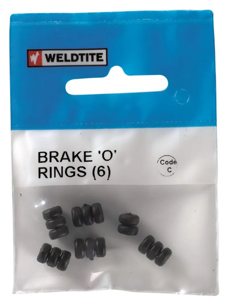 Weldtite Biekbits 08006 - Brake Cable O Rings in Black